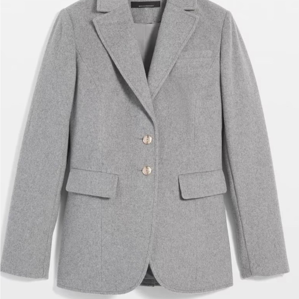 White House Black Market Gray Blazer NWT